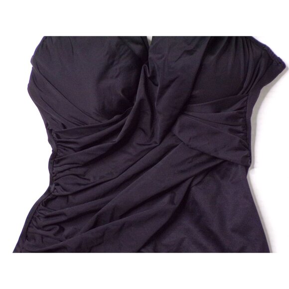 🆕 MIRACLESUIT Rock Solid Revele Slimming One Piece Swimsuit 14 Black - Picture 7 of 13